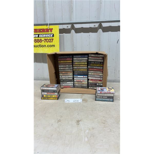 Lot of Cassettes- Garth Brooks, Shania Twain, Kenny Rogers, Billy Ray Cyrus