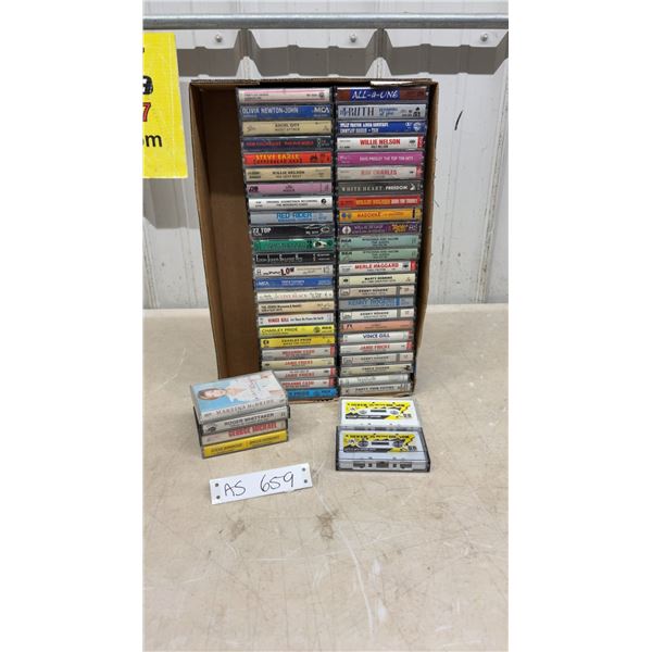 Lot of Cassettes: Janie Frickie, Kenny Roger’s, Tanya Tucker, Willie Nelson