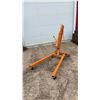 Image 1 : Orange 2-Ton Engine Hoist with 8-Ton Long Ram Jack