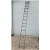 Image 1 : 1-Piece 14 Ft Aluminum Ladder