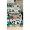 Image 5 : Manitoba License Plates: 16 Assorted Friendly Manitoba and Other License Plates