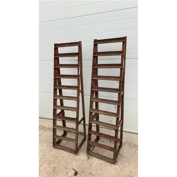 Pair of Heavy-Duty 5ft Metal Ramps