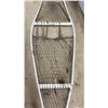 Image 5 : Pair of Beavertail Snowshoes with Metal Frames, 47 × 12”