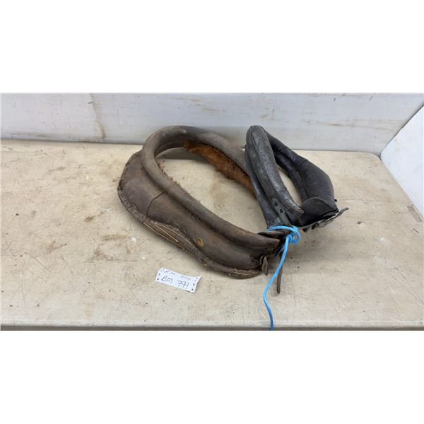 Vintage Leather Horse Collars