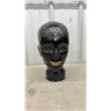 Image 2 : Black Glass Head 11.5” x 6.5”