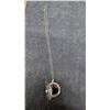 Image 2 : 2 Lockets with Chains, Germany Necklace, Vintage Gold Tone Porcelain Pendant Necklace - 20” Chain