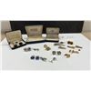 Image 1 : Vintage Men's Cufflinks and Tie Clips Including Century, Kiwanis, and Brunswick with Eaton's
