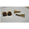 Image 3 : Vintage Men's Cufflinks and Tie Clips Including Century, Kiwanis, and Brunswick with Eaton's