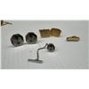 Image 7 : Vintage Men's Cufflinks and Tie Clips Including Century, Kiwanis, and Brunswick with Eaton's