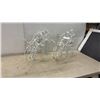 Image 2 : Pair of White Wireframe Light-Up Christmas Reindeer With Mini-Lights, 17 × 24”