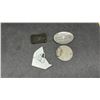 Image 1 : Four Belt Buckles: Co-op Feeds, Engraved Silver-Tone, Pepsi-Cola, and Famous Stars and Straps