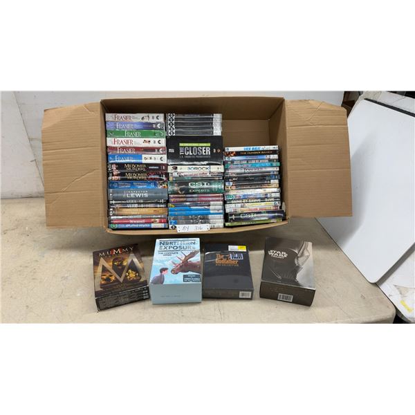 55 DVDs or Sets, Including 25-Plus Box Sets and 10-Plus Unopened