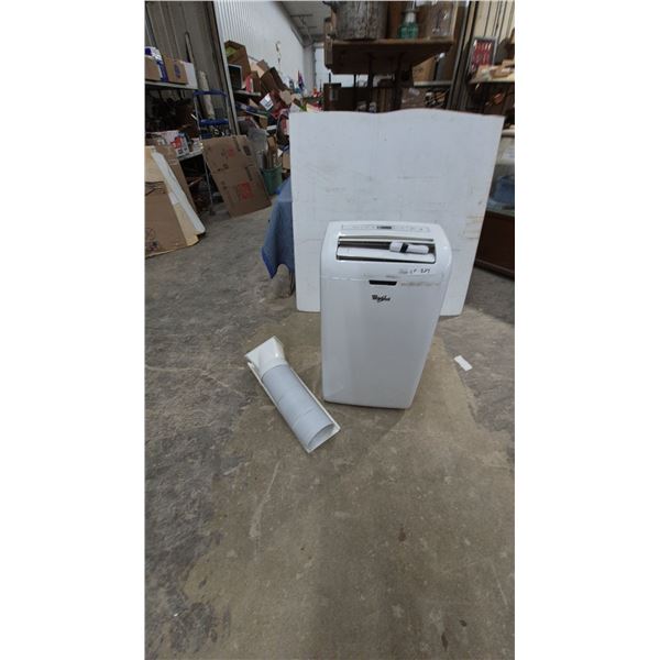 Whirlpool Portable Air Conditioner, Remote Control, and Exhaust Hose. 10000 btu