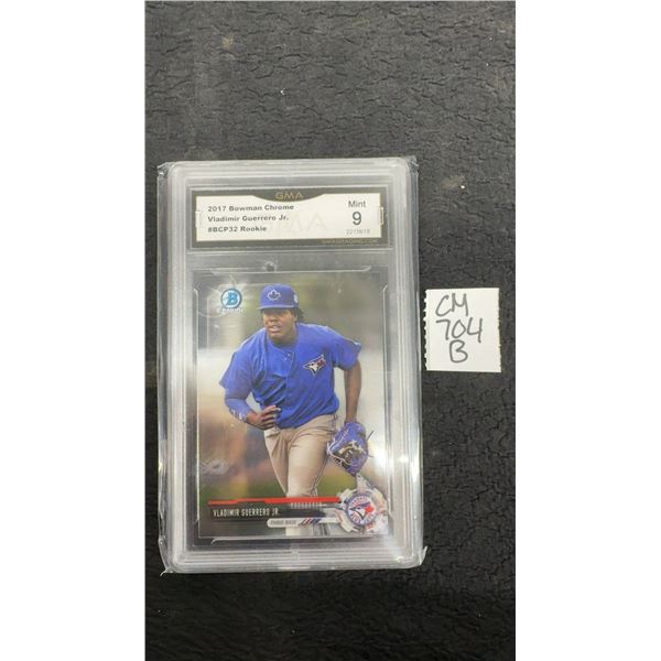 Graded Rookie Vladimir Guerrero JR. Toronto Blue Jays Card
