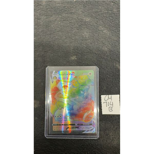 Pokemon Snorlax Holo Card