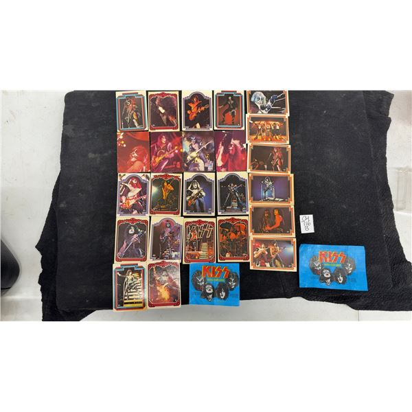 1970’s Kiss Bubble Gum Cards with Wax Wrapper