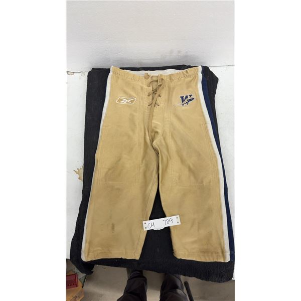 Game Used Winnipeg Blue Bombers Pants