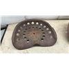 Image 2 : Three Antique Metal Tractor Implement Seats
