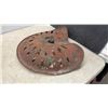 Image 6 : Three Antique Metal Tractor Implement Seats