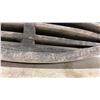 Image 3 : Semi-Circular Slatted Wooden Grate, 15 × 48” with Hudson Bay Terminals Imprinted on Frame
