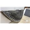 Image 6 : Semi-Circular Slatted Wooden Grate, 15 × 48” with Hudson Bay Terminals Imprinted on Frame