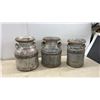 Image 2 : Three Vintage Galvanized Steel Milk Cans with Painted Identifiers, Including W.F. Phillips