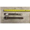 Image 7 : Antique Trimo 18” Pipe Wrench, 15” Monkey Wrench, Large Open-End Spanners