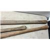 Image 2 : Three Vintage Canadian Warren Axe and Tool Company Wooden Logging Tool Handles, Longest 53”