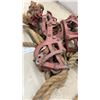 Image 6 : Antique Louden's Good Luck Hay Carrier, Loft Hoist with Rope