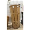 Image 2 : Three Vintage Wooden Bushel and Orchard Baskets, Various Sizes