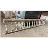 Image 10 : Three Antique Architectural Salvage Wooden Balustrade Sections with Turned Balusters, 55, 59 and