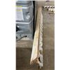 Image 4 : Three Antique Architectural Salvage Wooden Balustrade Sections with Turned Balusters, 55, 59 and