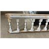 Image 5 : Three Antique Architectural Salvage Wooden Balustrade Sections with Turned Balusters, 55, 59 and