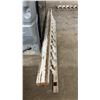 Image 8 : Three Antique Architectural Salvage Wooden Balustrade Sections with Turned Balusters, 55, 59 and