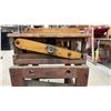 Image 7 : Antique Wooden Hand-Cranked Table Saw with Slatted Top and Pulley Mechanism, Late 19th Century