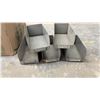Image 2 : 20 + Steel Parts Storage Bins with Label Holders, Approx 5 × 5 1/2 × 12 1/4”