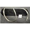 Image 1 : Platinum Plated 7.5mm Serpentine Necklace, 24” Long