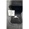 Image 1 : 925S 2.0ct Princess Cut Moissanite Ring, Lab Diamond Chanel Ring, 925 Sterling Silver with White