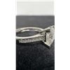 Image 4 : 925S 2.0ct Princess Cut Moissanite Ring, Lab Diamond Chanel Ring, 925 Sterling Silver with White