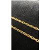 Image 6 : 18K Gold Plated 46.0mm Simulated Diamond Cross Necklace, 18” Long