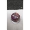 Image 2 : 17.1ct Natural Untreated Star Ruby Round Cabochon, 12.9mm x 12.9mm