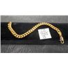 Image 1 : 18K Gold Plated 3.0mm Cuban Link Bracelet, 7.75” Long