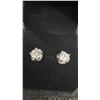 Image 2 : 925S 1.0ct Each Simulated Diamond Stud Earrings, 925S with White Gold Overlay