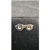 Image 7 : 925S 1.0ct Each Simulated Diamond Stud Earrings, 925S with White Gold Overlay