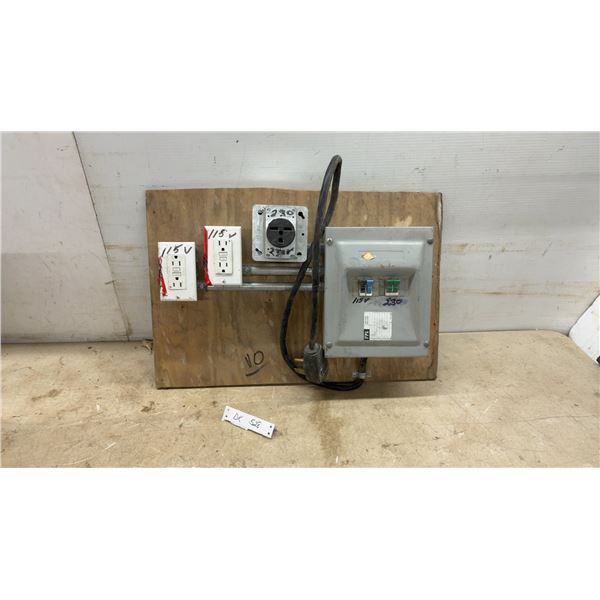 Panel Box 240V to 115V