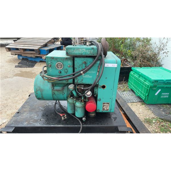 Onan Diesel 3000 Watt Generator, 120V - 240V. Last Used 2024 Was
