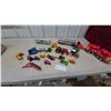 Image 1 : Assorted Toy Farm Vehicles Including Tractors, Tonka Horse Trailers, Sea Land Semi