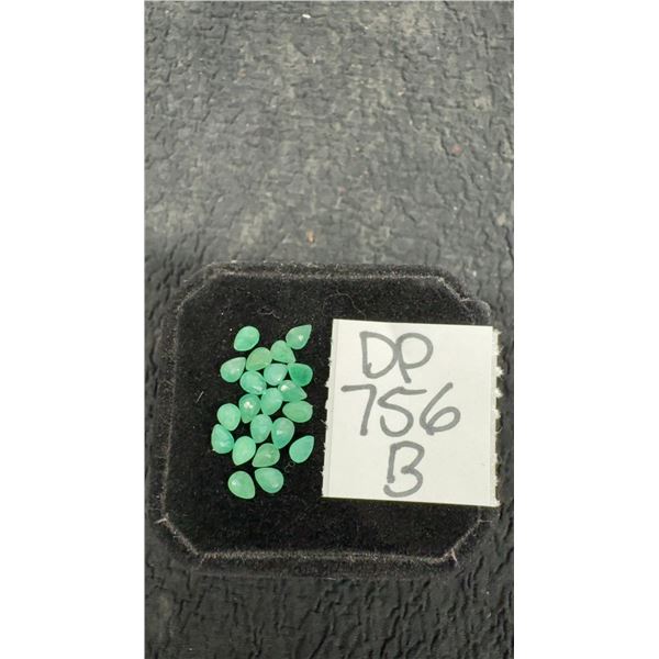 Natural Unheated Emerald, Brazil, 4.5 × 3.5mm - 21 Pcs