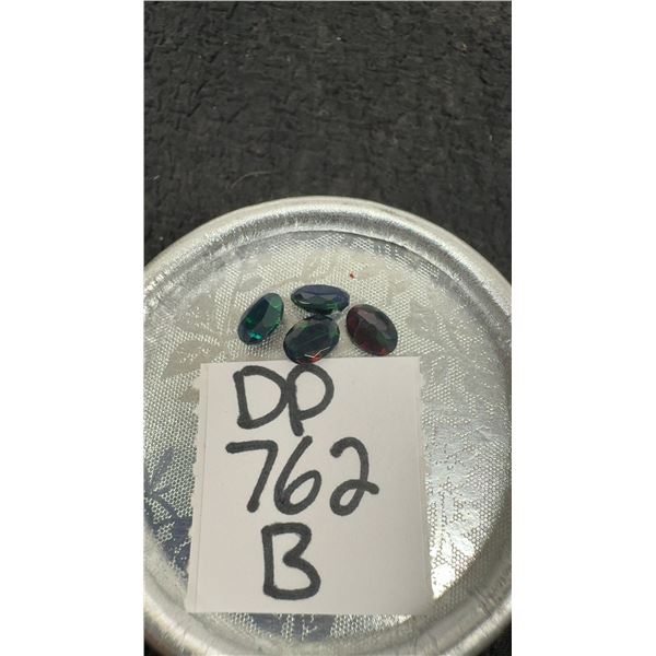 Black Opal 7 × 5 mm, 4 PCs