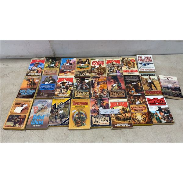 Western Paperback Novels, Jake Logan, Longarm, Stagecoach